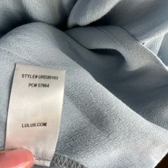 Lulu's Light Blue Mini Dress - Picture 7 of 8